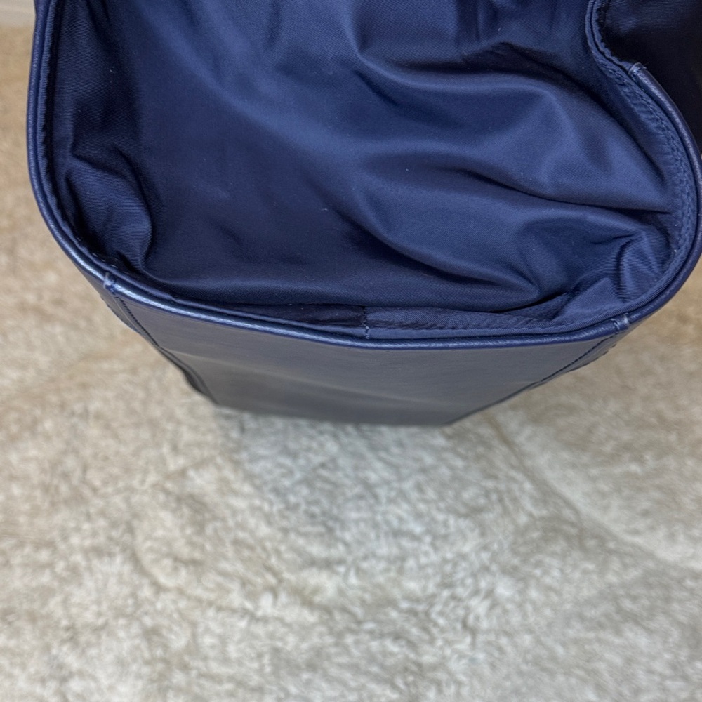 NWOT Tory Burch Midnight Blue Ella Nylon Tote - Picture 8 of 13